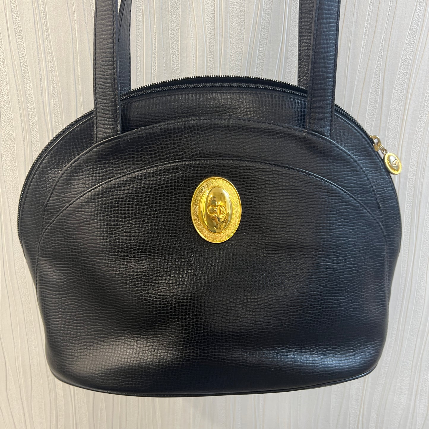 DIOR Shoulder Bag Black P547[Pre-Owned]