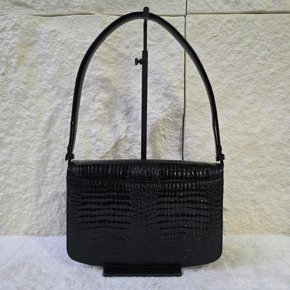 JRA エンボス加工 ワンショルダーバッグ ブラック【中古】 