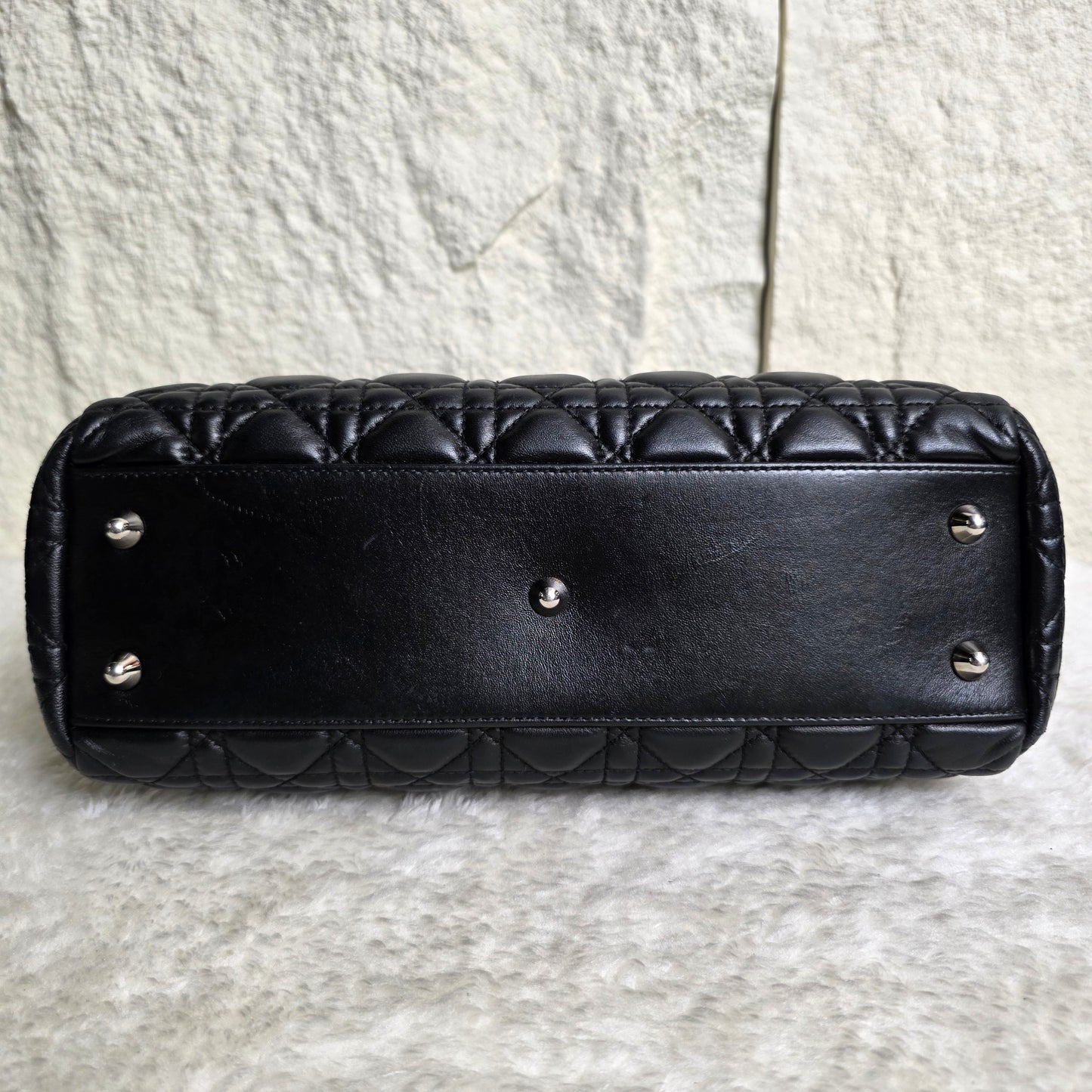 CHRISTIAN DIOR Lady Dior Cannage Chain Shoulder Bag [Pre-Owned]