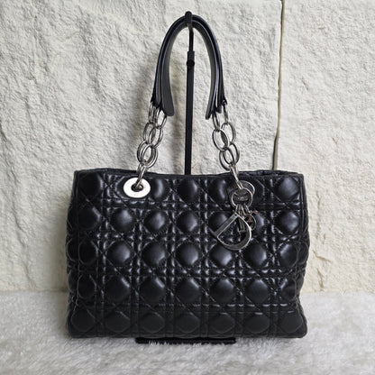 CHRISTIAN DIOR Lady Dior Cannage Chain Shoulder Bag [Pre-Owned]