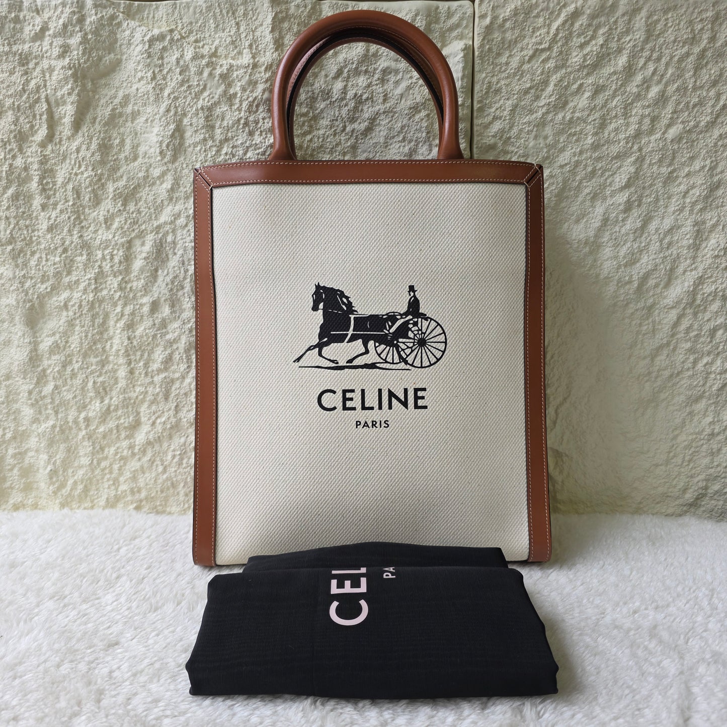 CELINE 迷你竖款 Cabas Triomphe 手提包 [二手] 