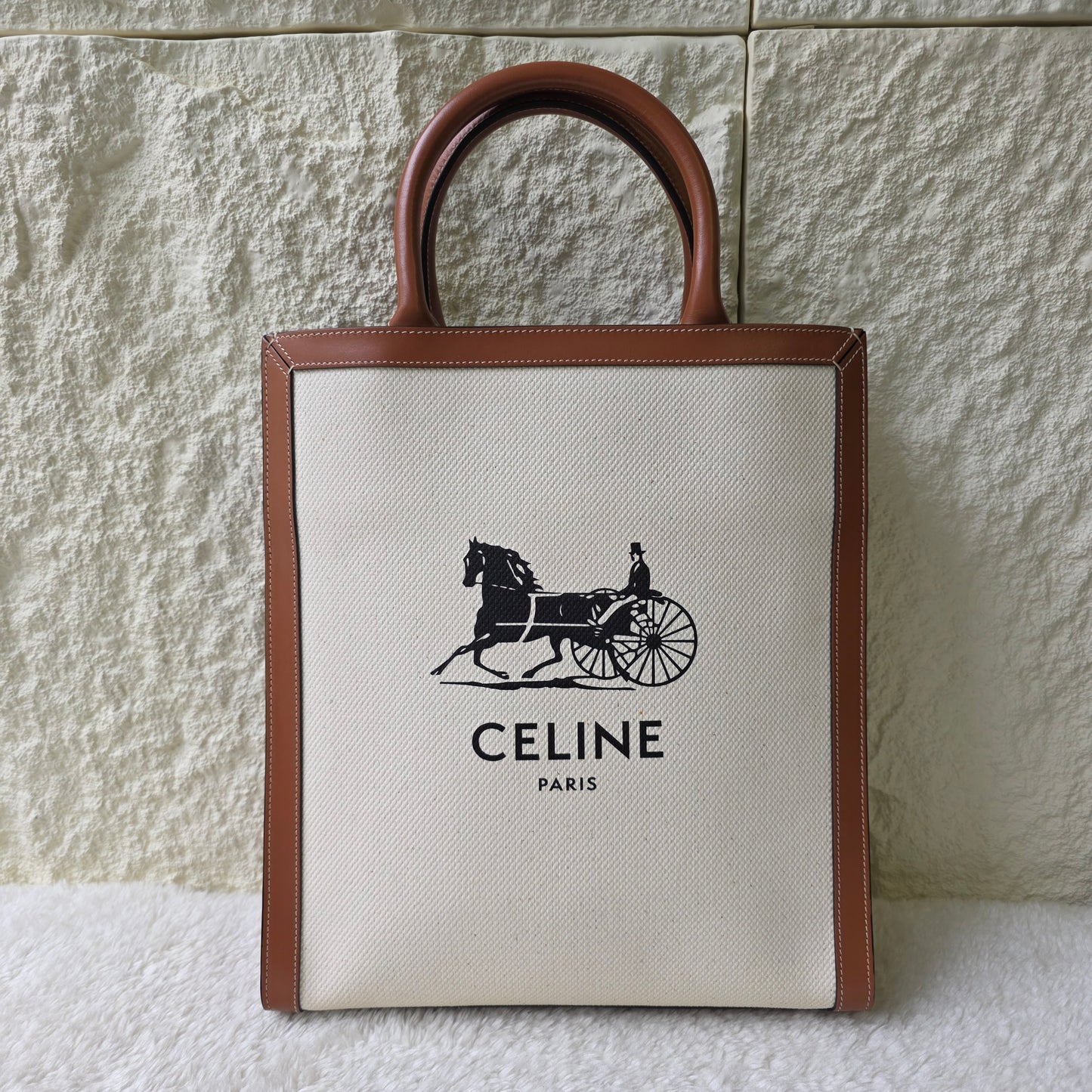CELINE 迷你竖款 Cabas Triomphe 手提包 [二手] 