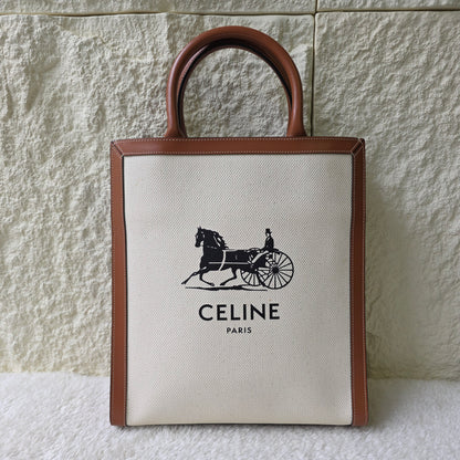 CELINE 迷你竖款 Cabas Triomphe 手提包 [二手] 