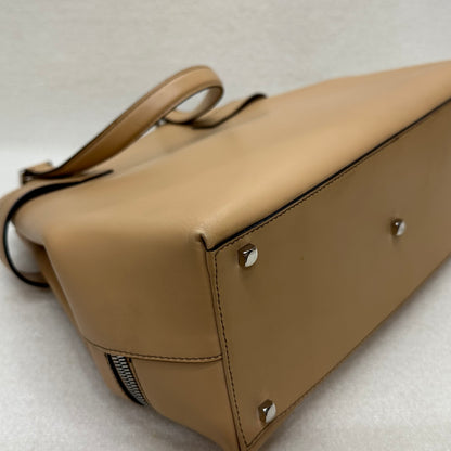 Salvatore Ferragamo 米色皮革手提包 [二手]