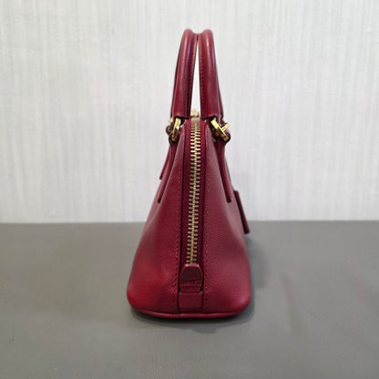 PRADA Mini Saffiano Leather 2WAY Shoulder Bag Pink [Pre-Owned]