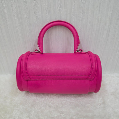 BALENCIAGA アワーグラス ショルダーバッグ レザー ピンク【中古】 