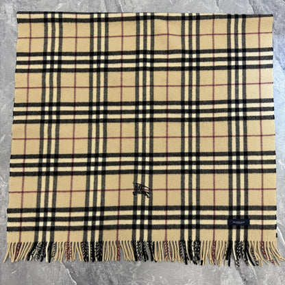 バーバリー ウールマフラー【中古】 