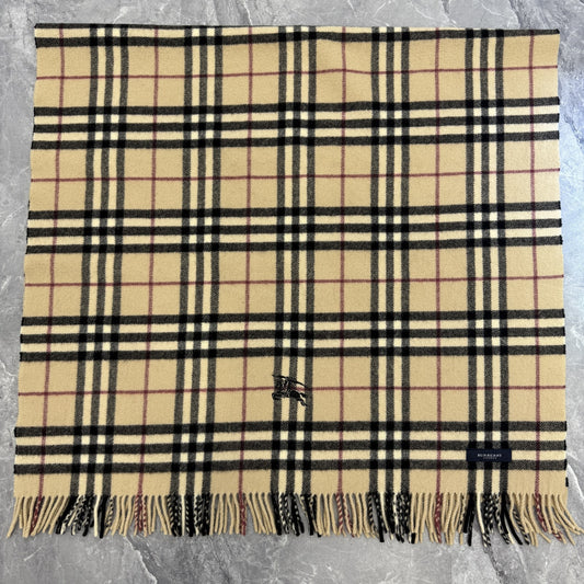 BURBERRY Wool Scarf [Pre-Owned]