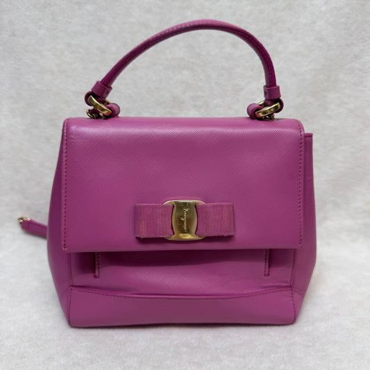 Salvatore Ferragamo Bow Handbag [Pre-Owned]