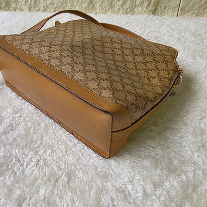 CELINE マカダム ショルダーバッグ【中古】