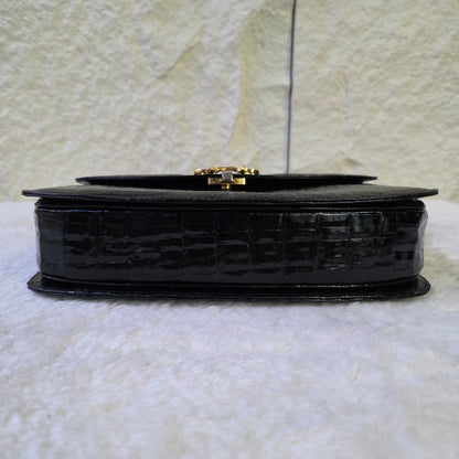 JRA エンボス加工 ワンショルダーバッグ ブラック【中古】 