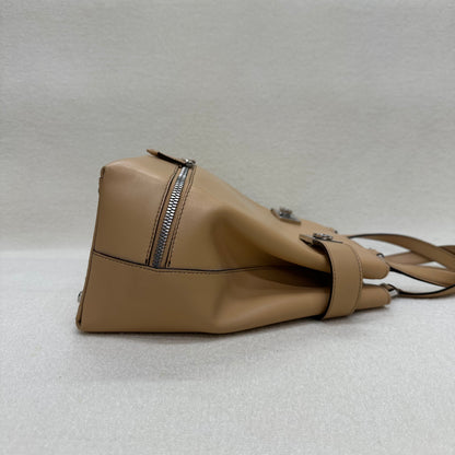 Salvatore Ferragamo 米色皮革手提包 [二手]