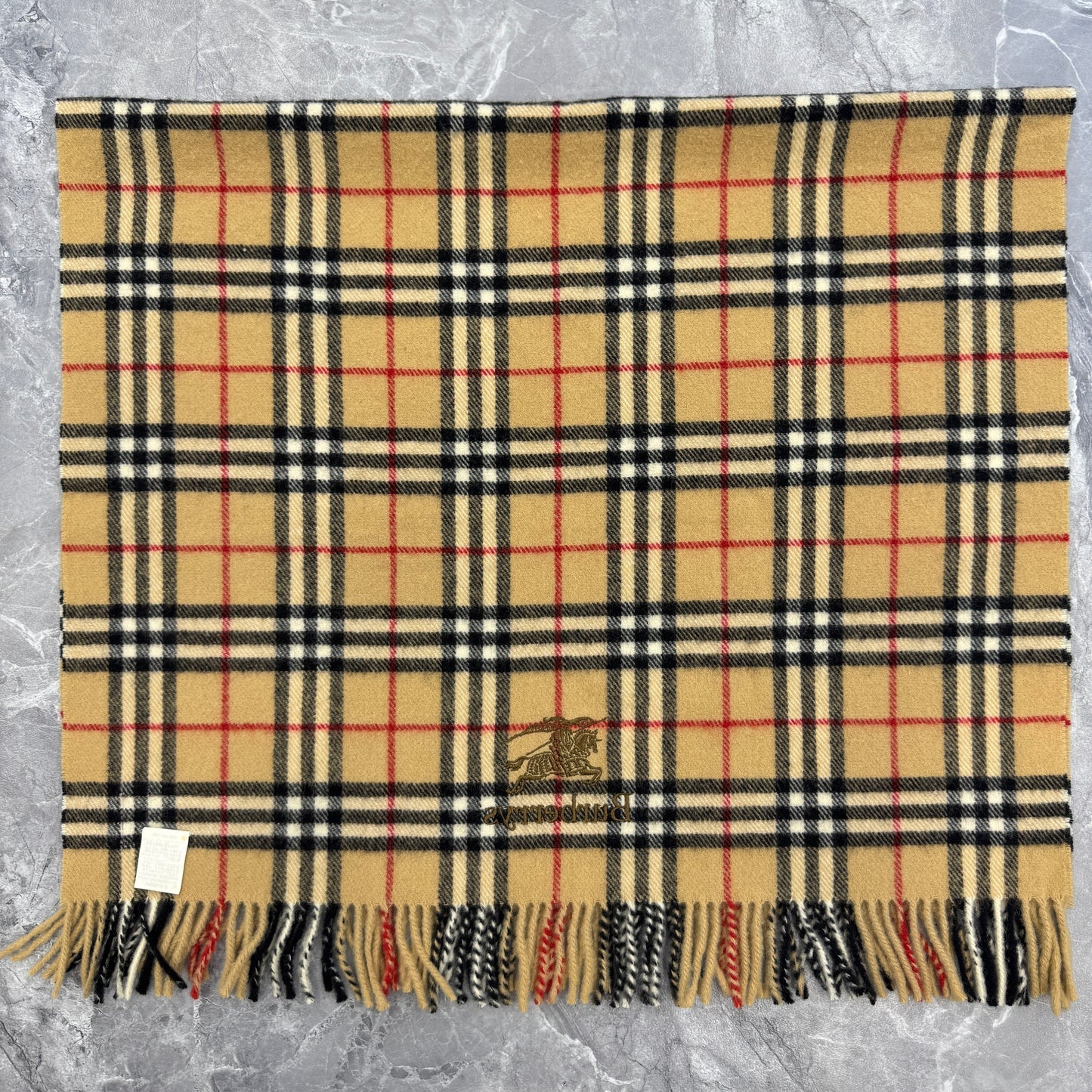 バーバリー ウールマフラー【中古】 