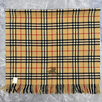 バーバリー ウールマフラー【中古】 