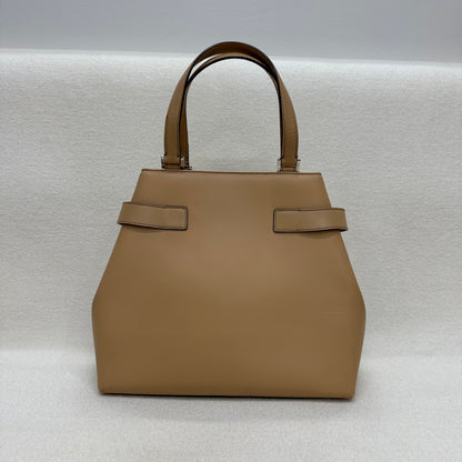 Salvatore Ferragamo 米色皮革手提包 [二手]