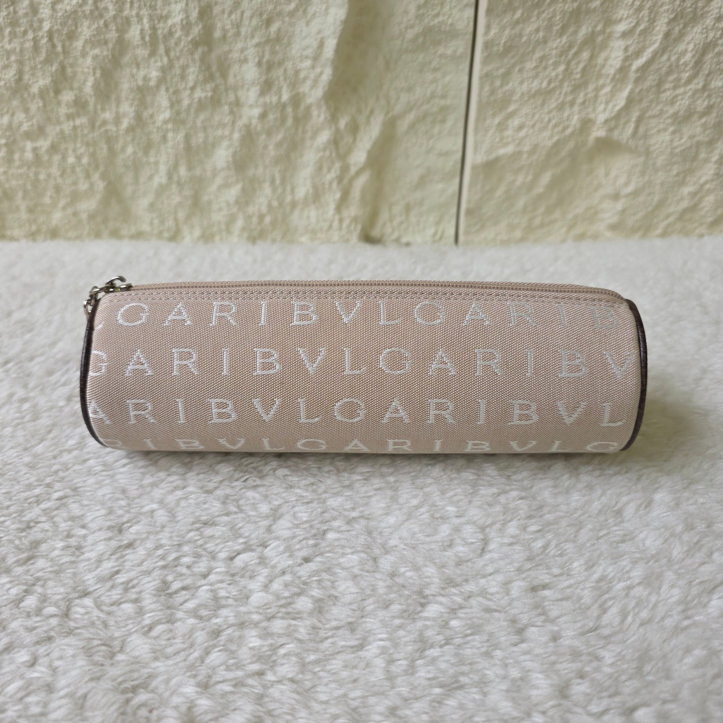 BVLGARI Pen Case Beige [Pre-Owned]