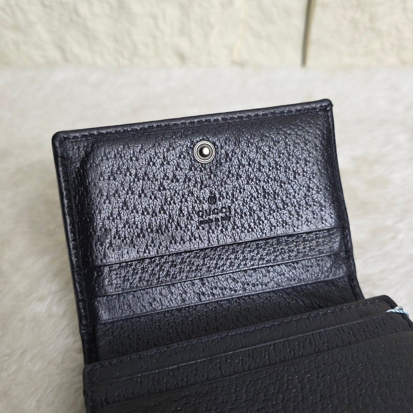 Gucci 双折钱包 米色/黑色 [二手] 