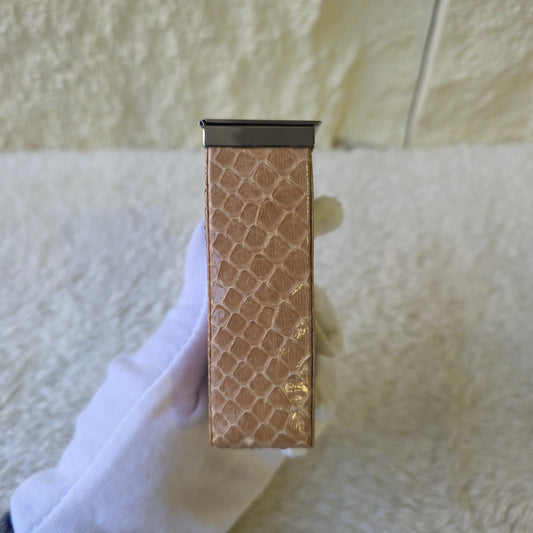 GUCCI Cigarette Case Python Beige [Pre-Owned]