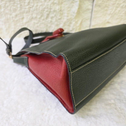 Loewe 皮革旋扣手提包[二手]