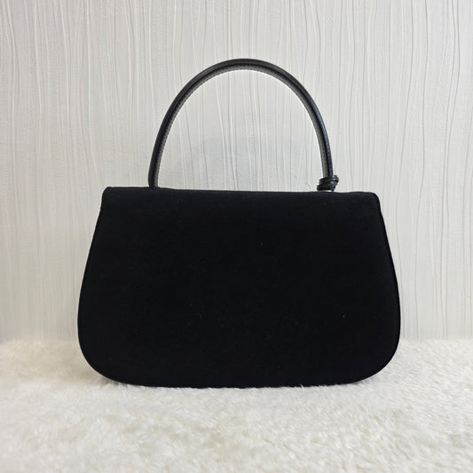 Gucci Felt Turnlock 2WAY Handbag [Pre-Owned]