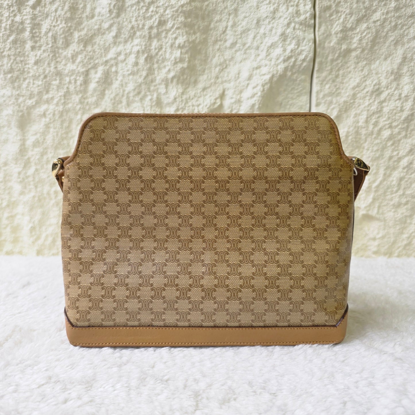 CELINE マカダム ショルダーバッグ【中古】