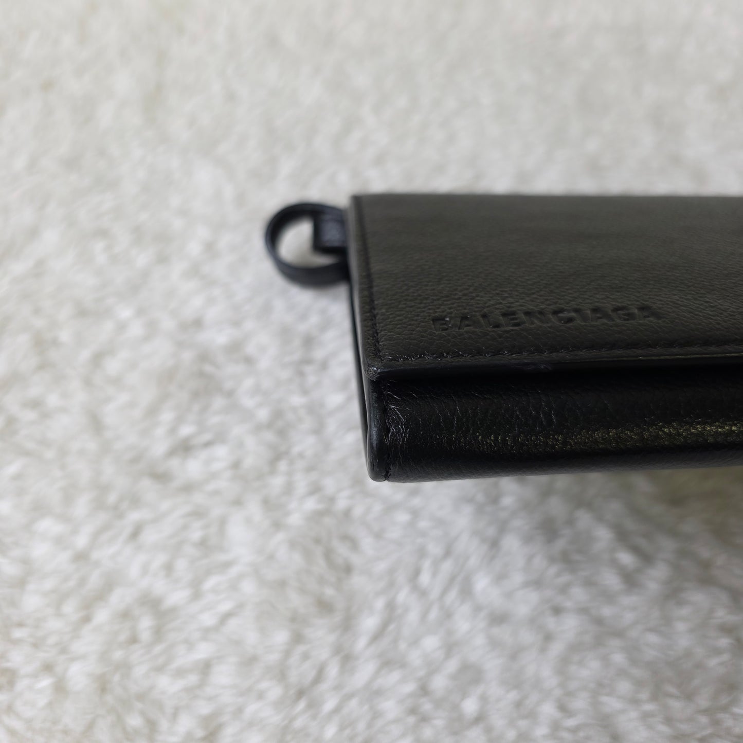 Balenciaga Handbag Mini Crossbody Shoulder Leather Black [Pre-Owned]