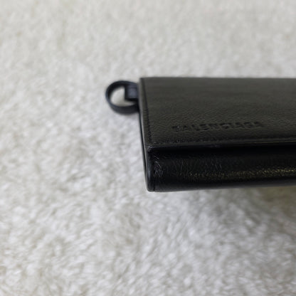 Balenciaga Handbag Mini Crossbody Shoulder Leather Black [Pre-Owned]