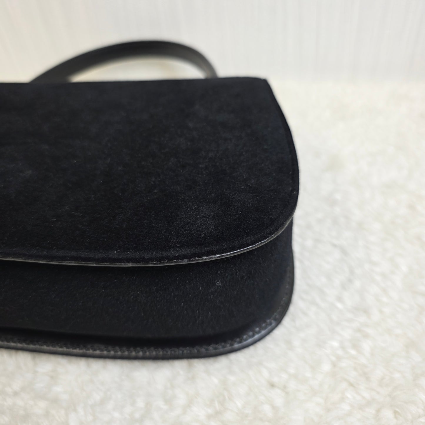 Gucci Felt Turnlock 2WAY Handbag [Pre-Owned]