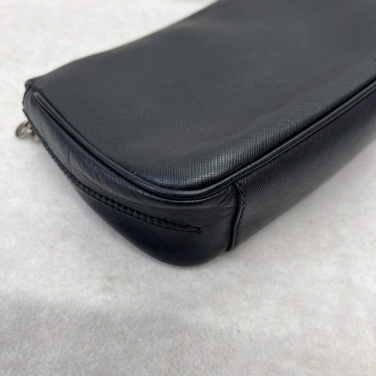 Ferragamo Black Leather Chain Bag [Pre-Owned]