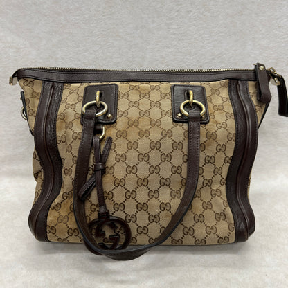 グッチ GGスプリーム キャンバス トートバッグ 【中古】