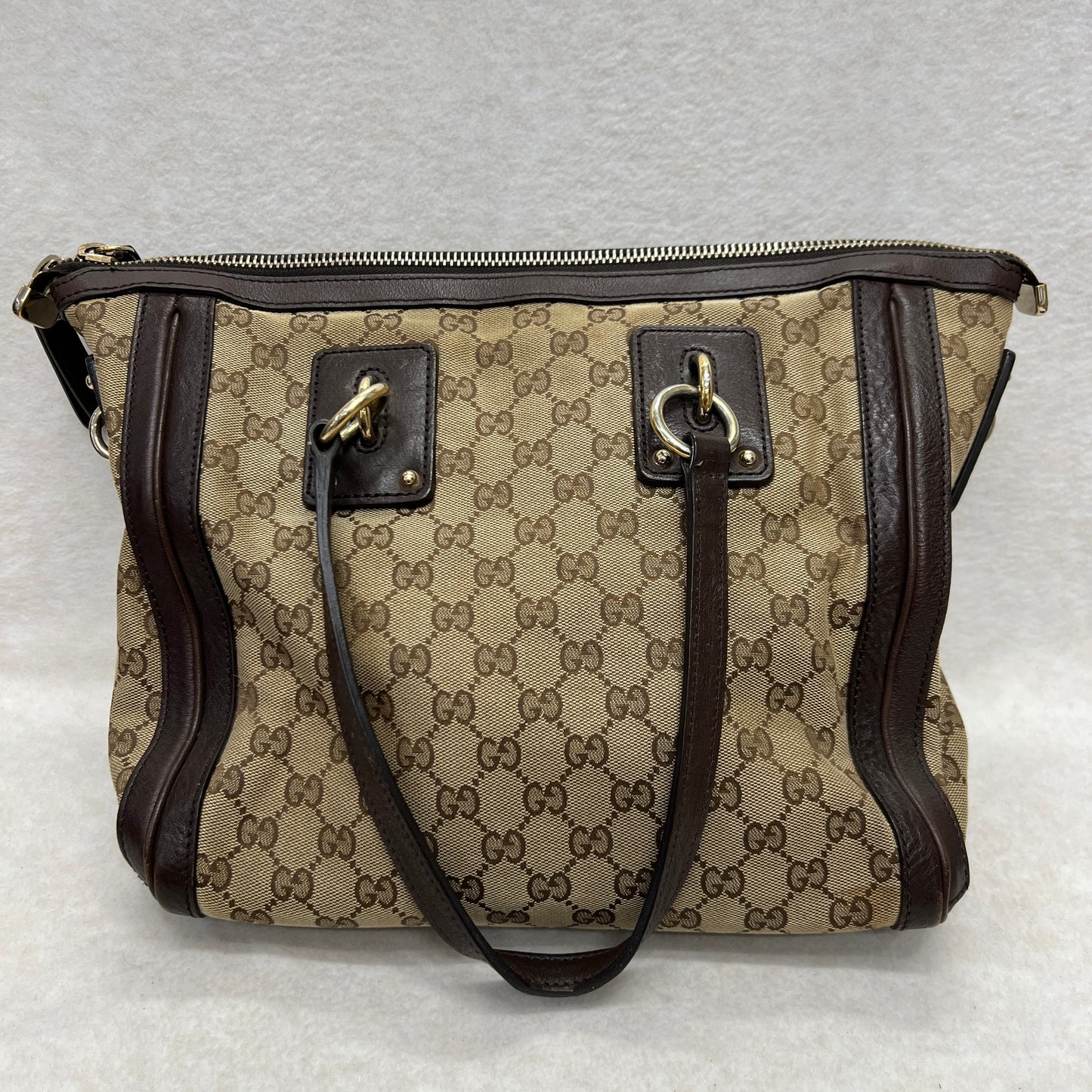 グッチ GGスプリーム キャンバス トートバッグ 【中古】