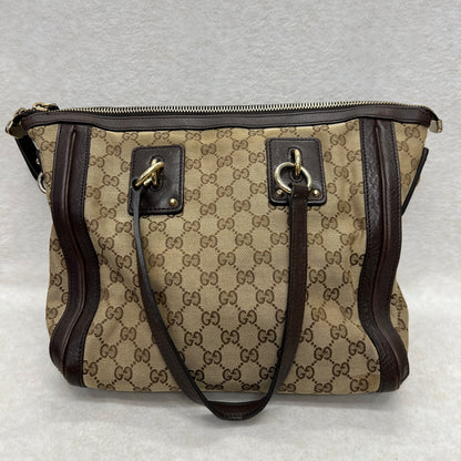 グッチ GGスプリーム キャンバス トートバッグ 【中古】