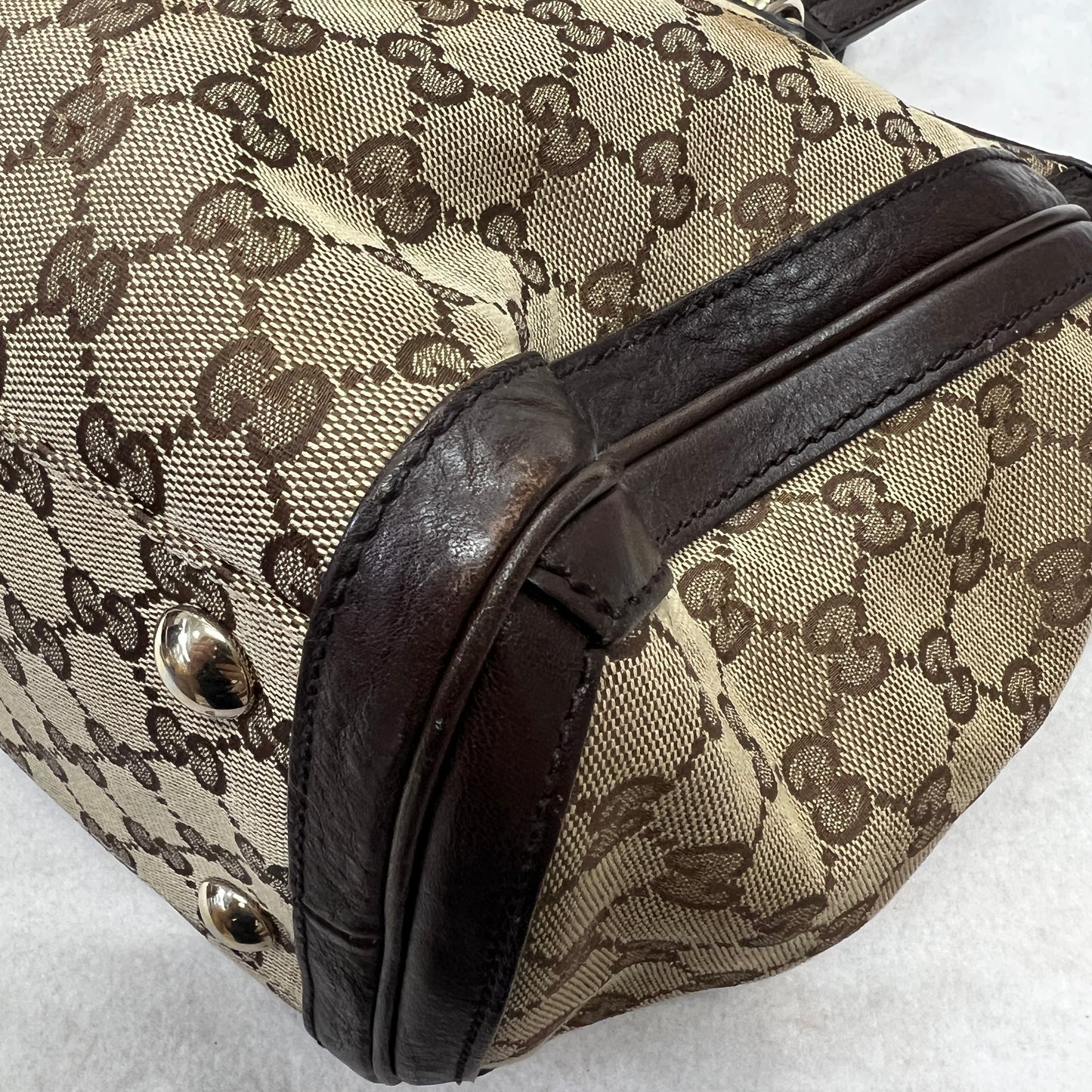 グッチ GGスプリーム キャンバス トートバッグ 【中古】