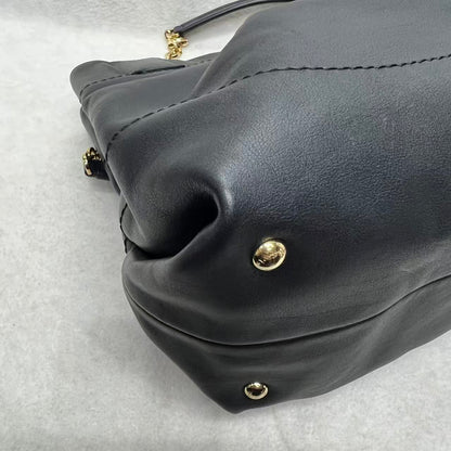 Ferragamo Vara Buckle Shoulder Bag [Pre-Owned]