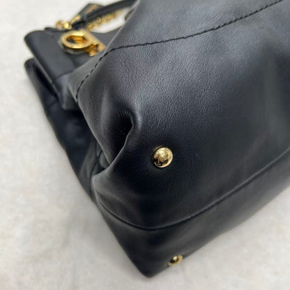 Ferragamo Vara Buckle Shoulder Bag [Pre-Owned]