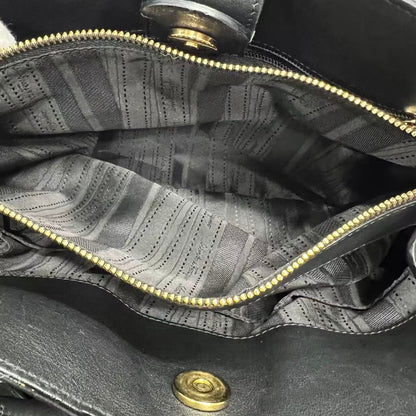 Ferragamo Vara Buckle Shoulder Bag [Pre-Owned]