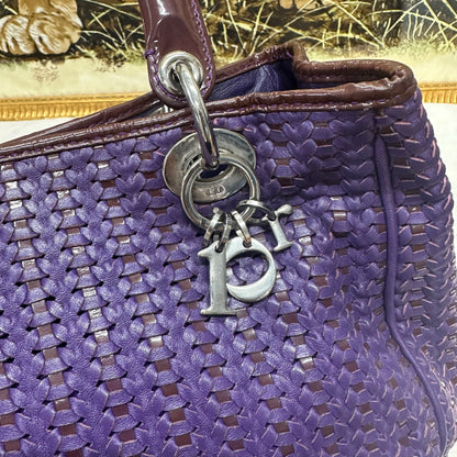 DIOR Woven Lady Dior Handbag [Pre-Owned]