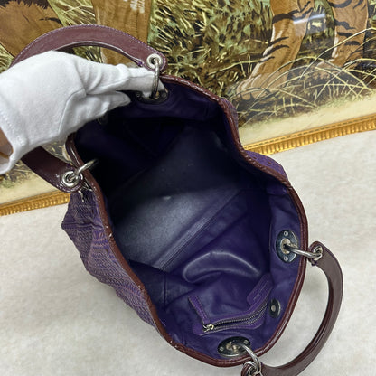 DIOR Woven Lady Dior Handbag [Pre-Owned]