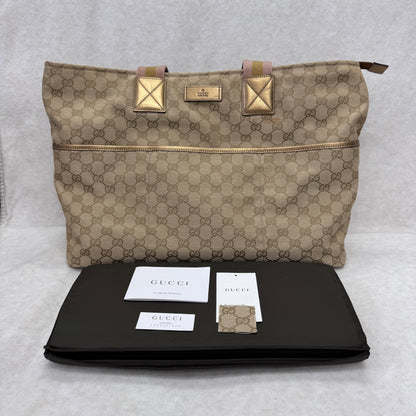 Gucci Monogram Tote Bag [Pre-Owned]