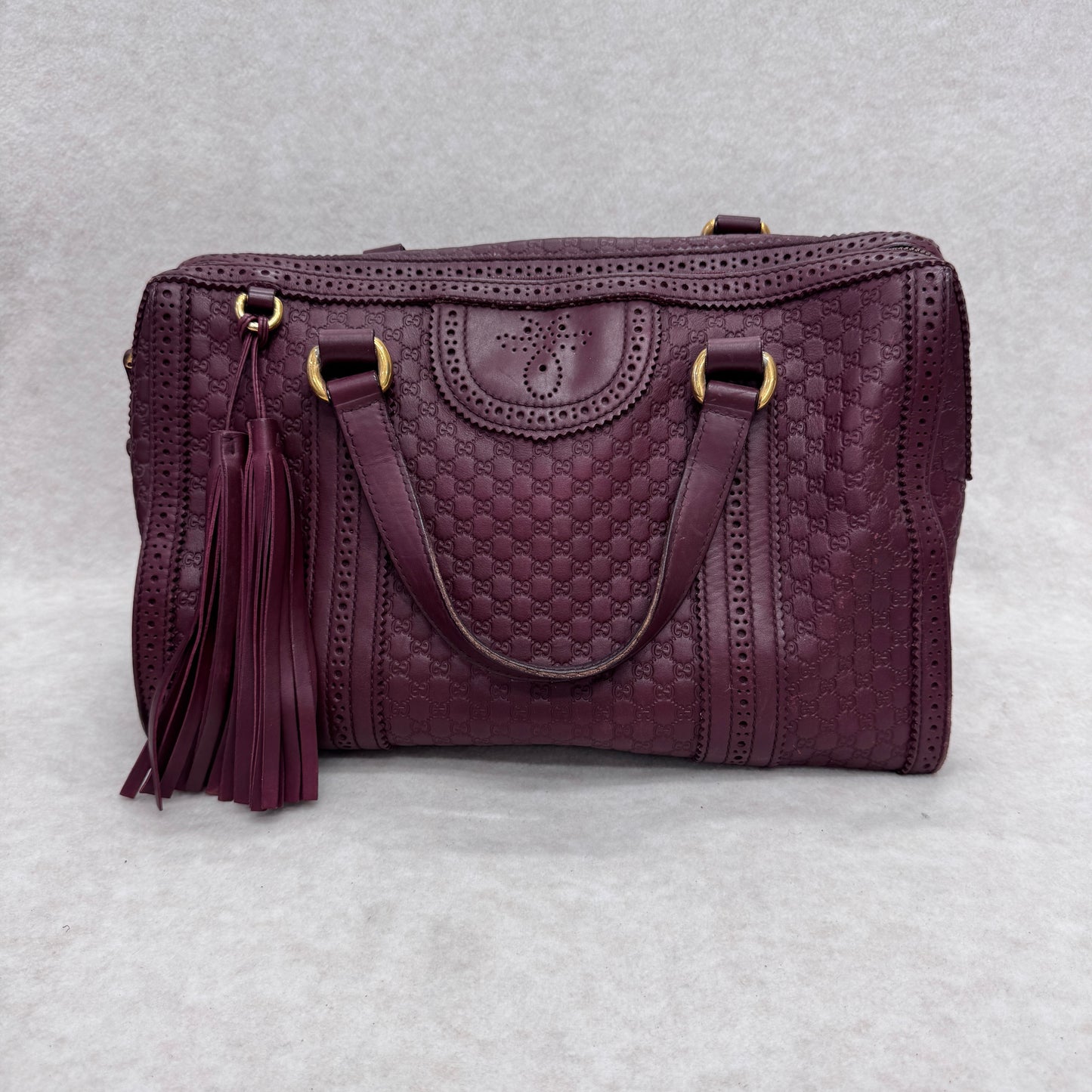 Gucci Boston Handbag with Tassel [Pre-Owned]