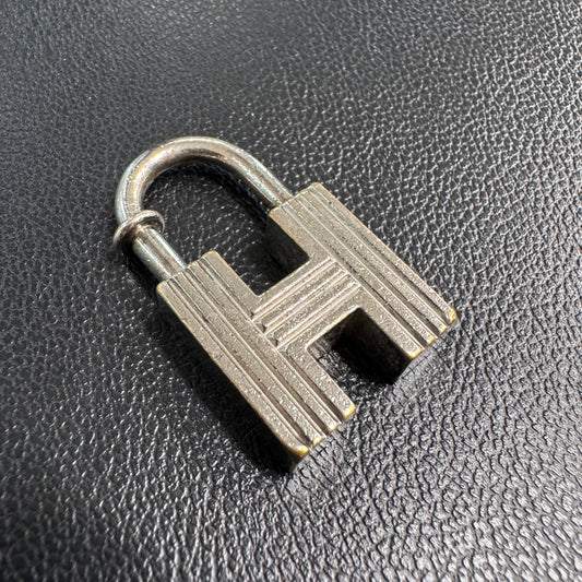 Hermès Silver Padlock Charm [Pre-Owned]