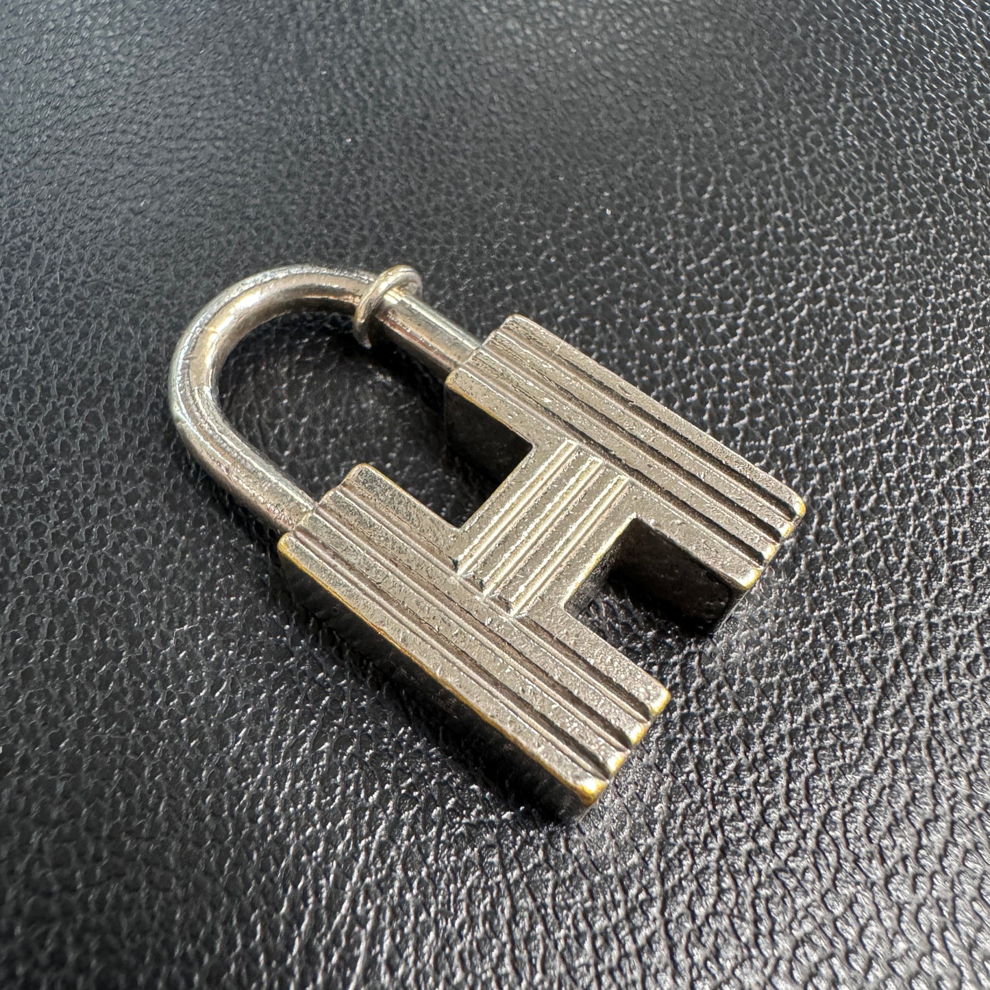 Hermès Silver Padlock Charm [Pre-Owned]