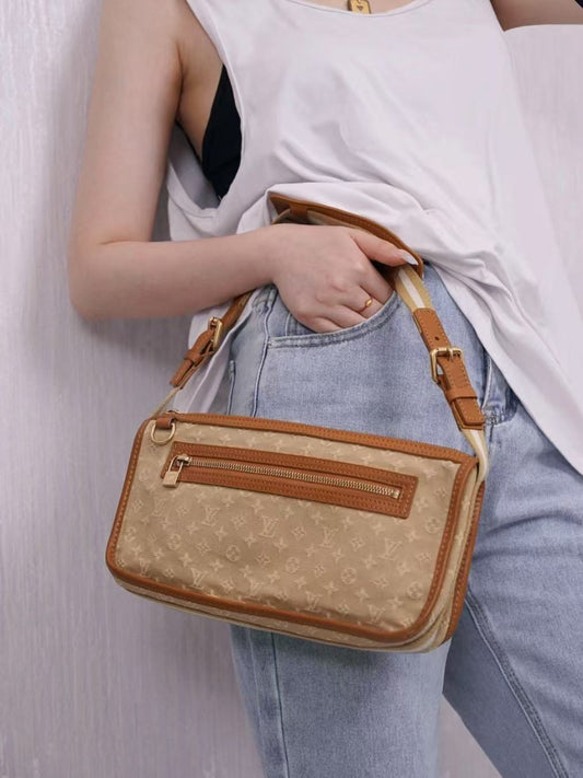 LV Denim Shoulder Bag [Pre-Owned]