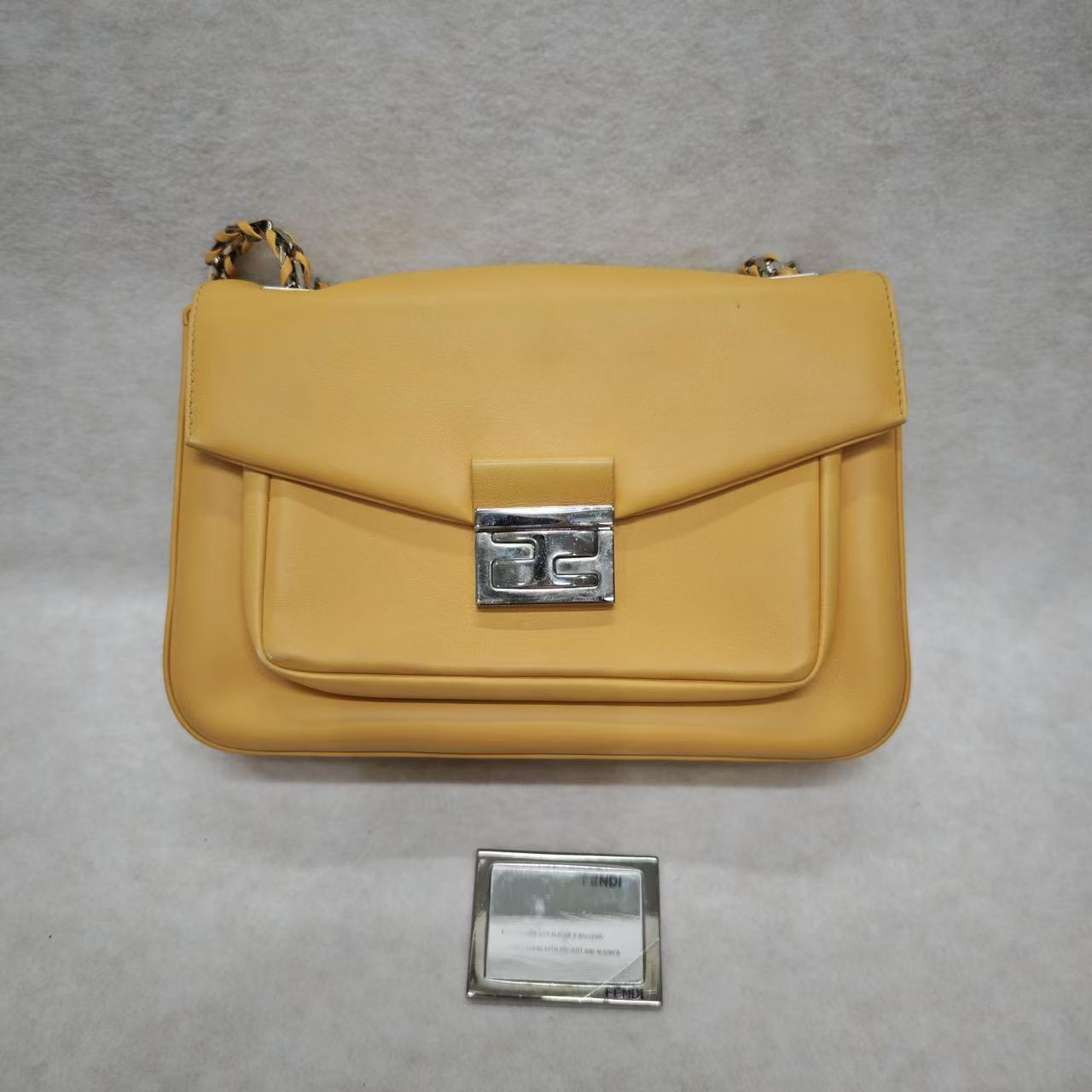 Fendi Logo Chain Bag [Pre-Owned]