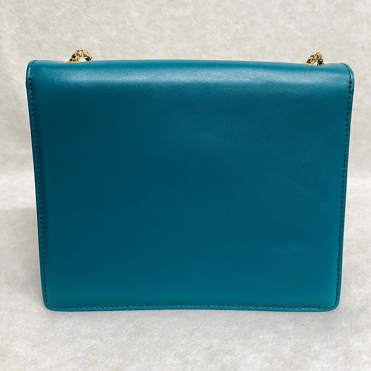 Ferragamo Leather Vara Buckle Logo Shoulder and Clutch Bag [Pre-Owned]