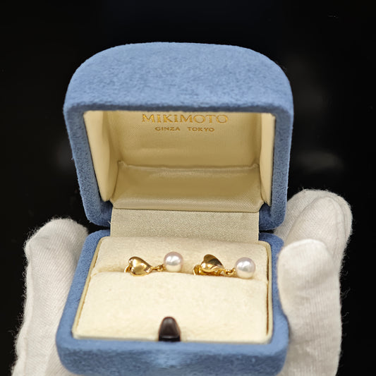 Mikimoto Pearl Clip-On Earrings [Pre-Owned]