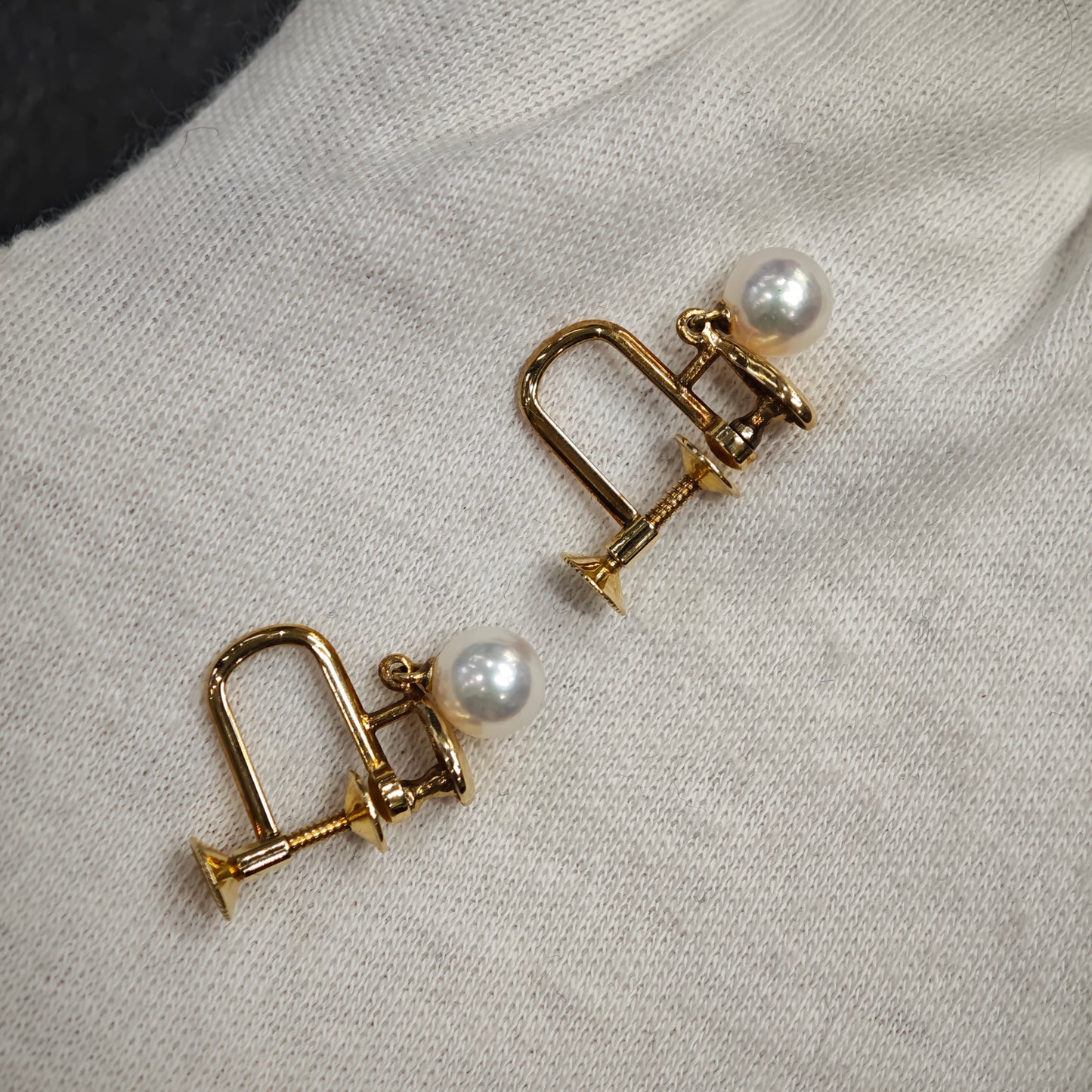 Mikimoto Pearl Clip-On Earrings [Pre-Owned]