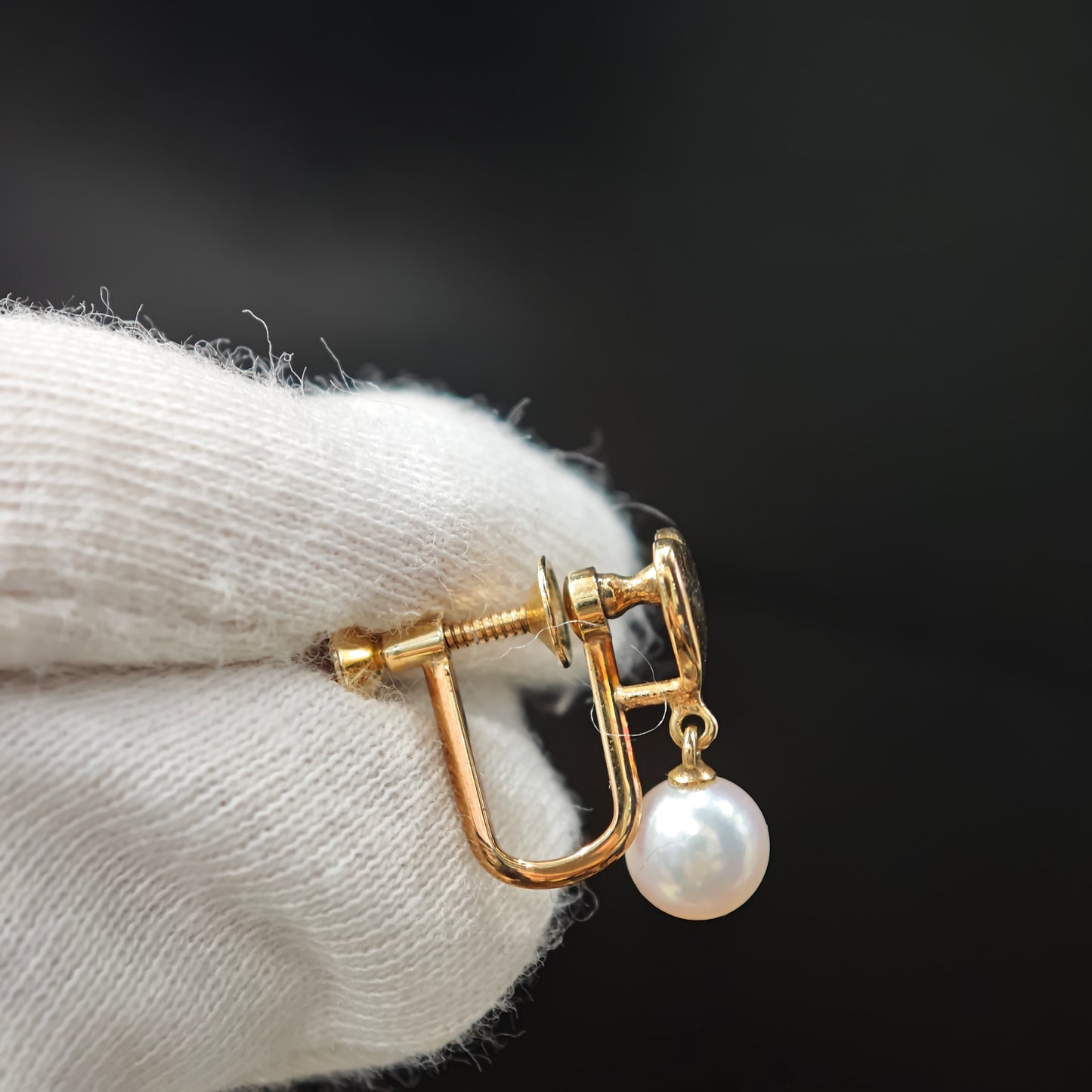 Mikimoto Pearl Clip-On Earrings [Pre-Owned]