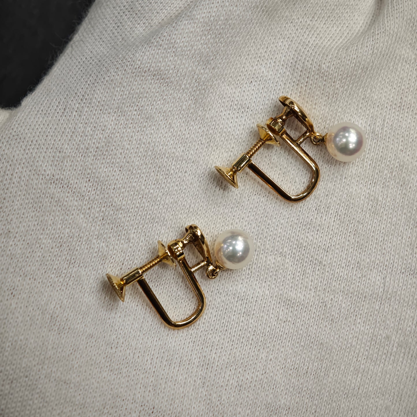 Mikimoto Pearl Clip-On Earrings [Pre-Owned]