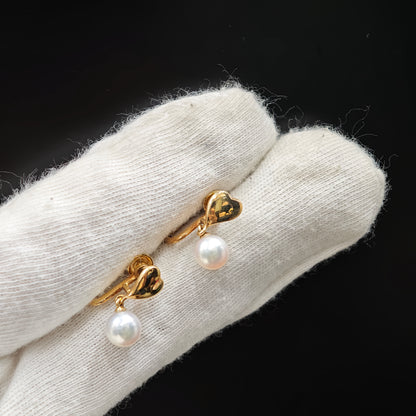 Mikimoto Pearl Clip-On Earrings [Pre-Owned]